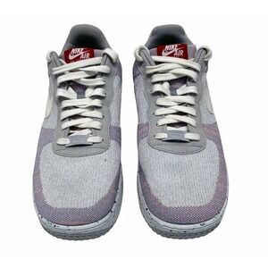 Nike Air Force 1 Crater Flyknit Low Grey Platinum DC4831-002 Men's Size 13